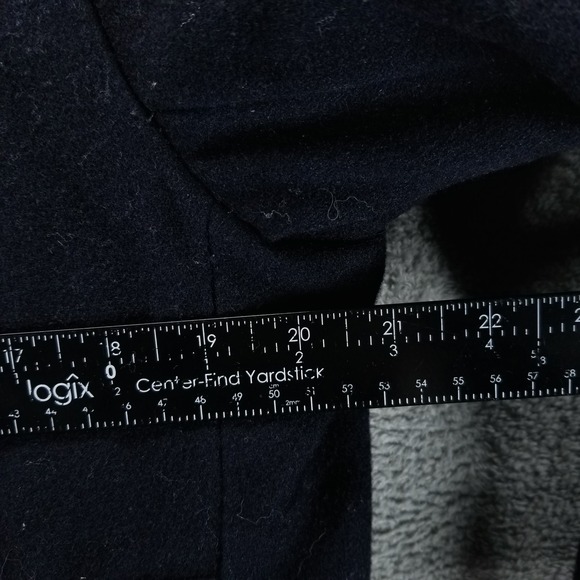 Gap Jacket Mens M Blue Wool Hooded Zip Up Designed & Crafted Pockets - Picture 8 of 9